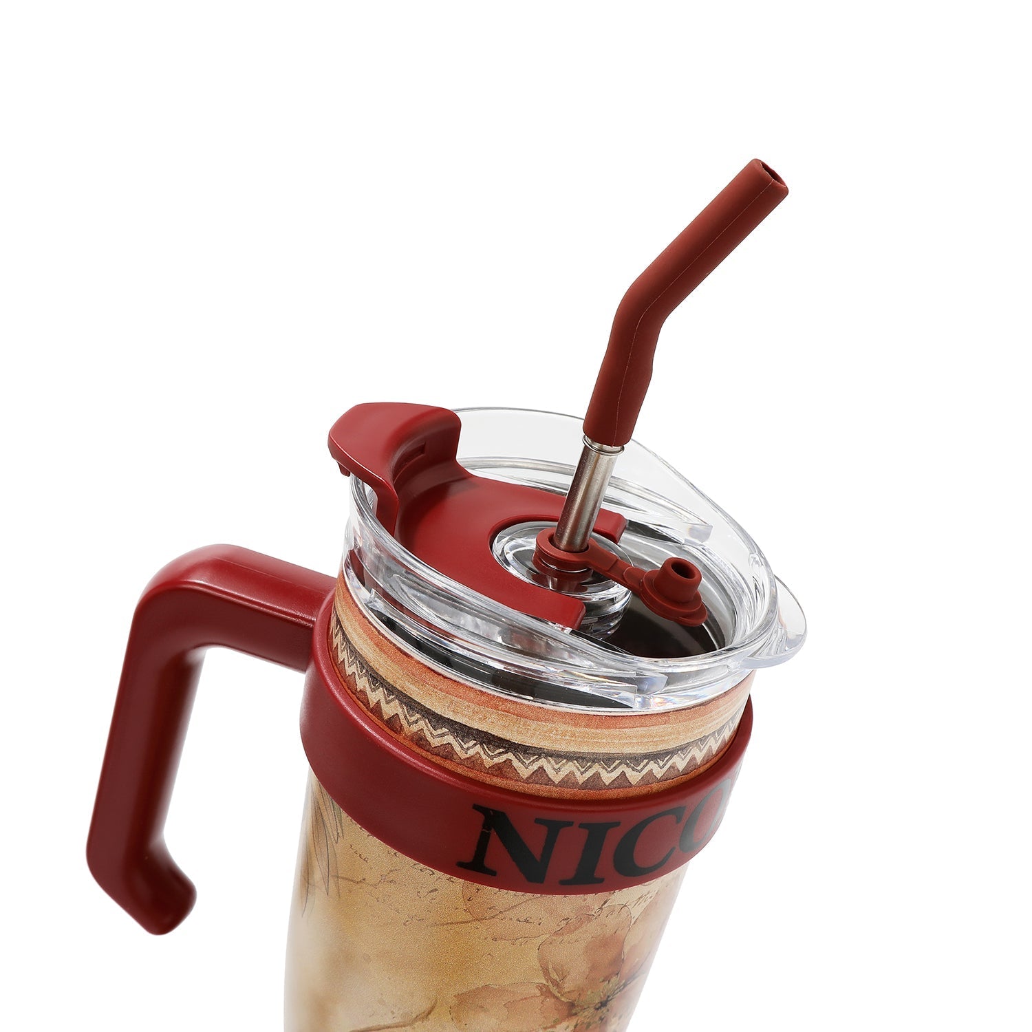 VASO CON ASA 1.2L CON DISEÑO (REFLECTION OF LOVE)
