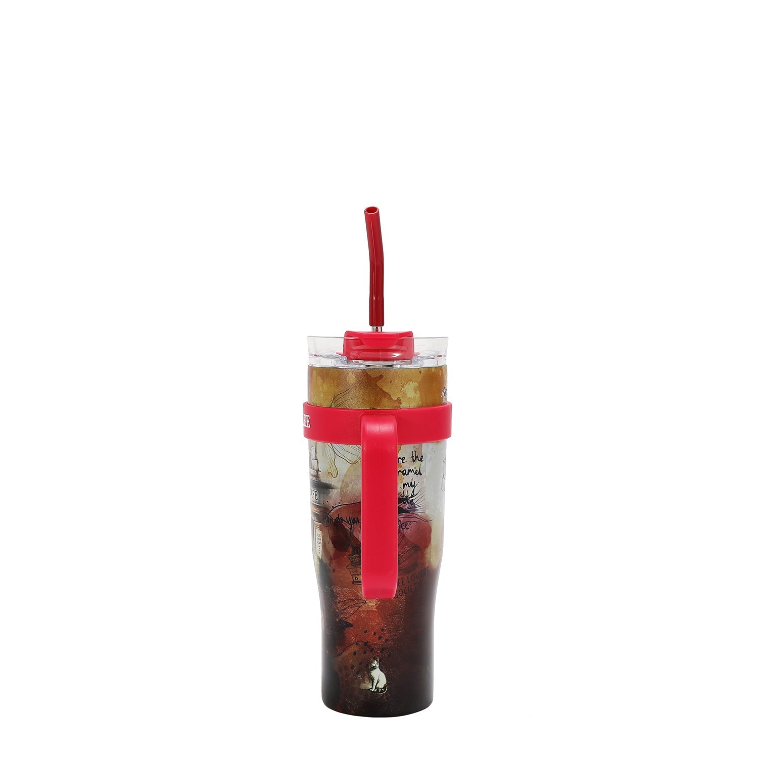 VASO CON ASA 1.2L CON DISEÑO (VIRTUAL FRIEND)